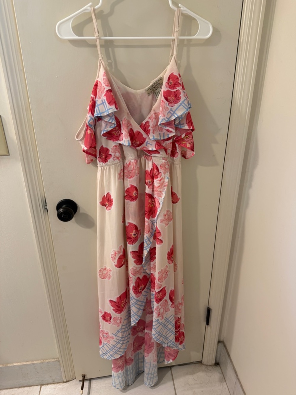 Flying Tomato Pink and Red Floral Slip Dress